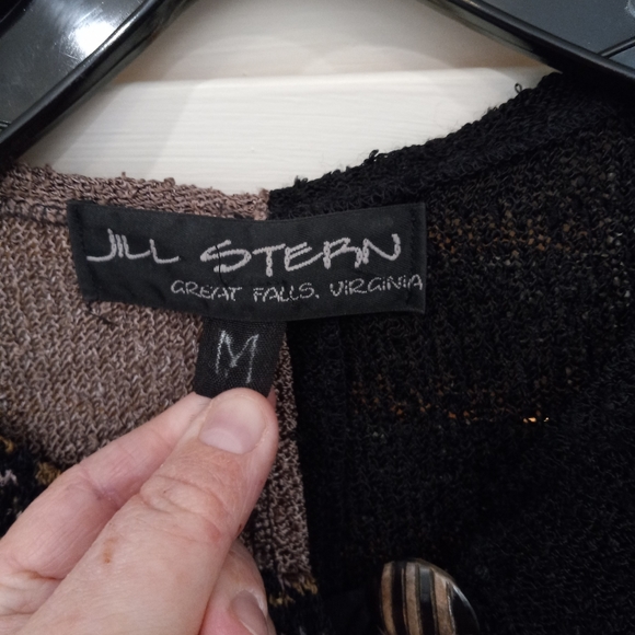 Jill Stern Wearable Art Cardigan Size Medium. - Picture 3 of 3